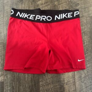 Nike Pro Red Women's Shorts